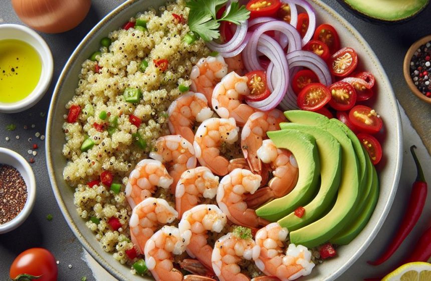 Délice de Crevettes au Quinoa