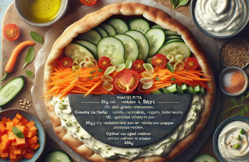 Pita Gourmande aux Légumes et Skyr Végétal
