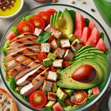 Salade Fraîcheur Avocat-Poulet