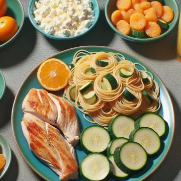 Délice Matinal au Poulet et Courgettes