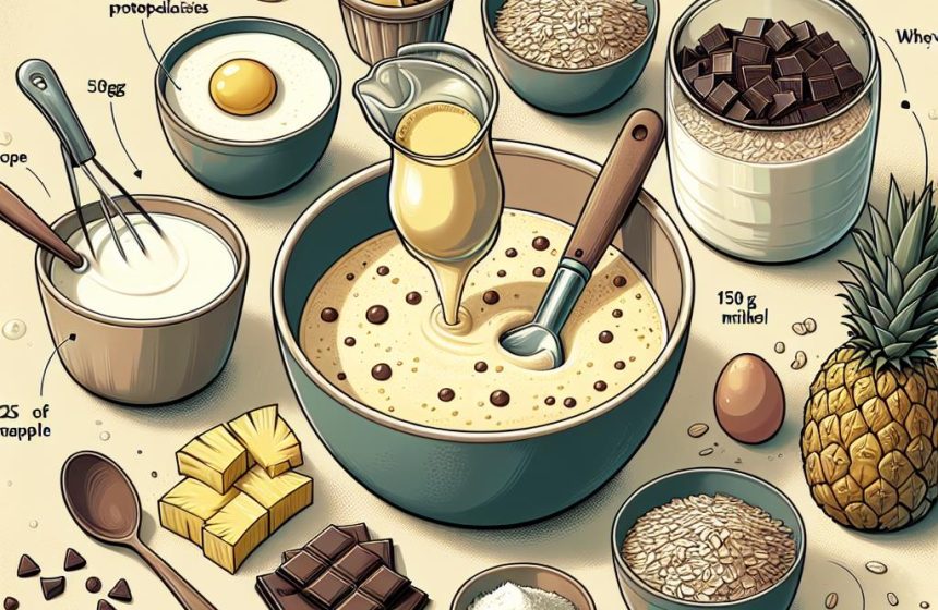 Délice Matinal à l’Ananas et Chocolat