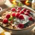 Délice Matinal aux Framboises et Graines de Chia