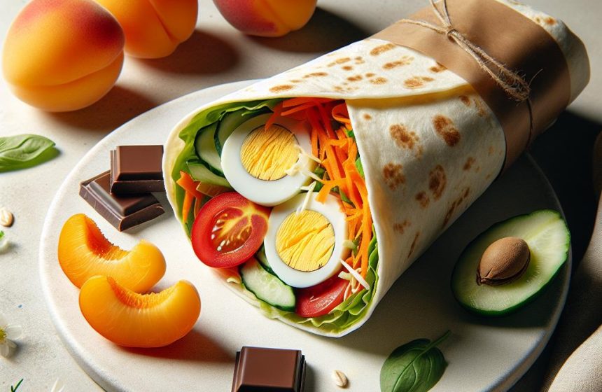 Wrap Gourmand aux Œufs et Abricots