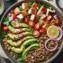 Salade Énergisante de Lentilles et Poulet