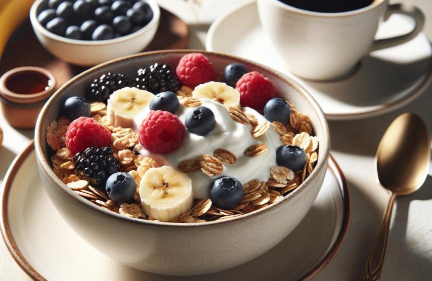 Muesli Énergie et Yaourt Grec Revigorant