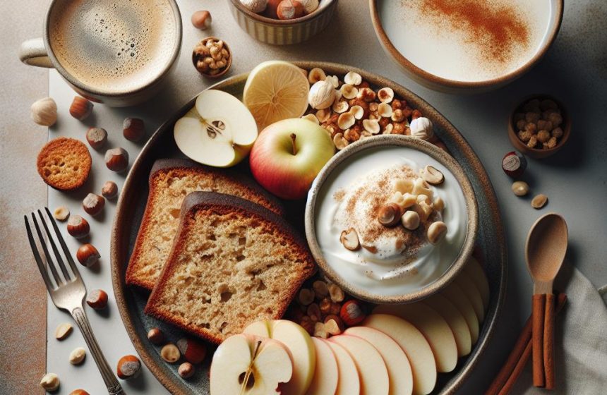 Délice Matinal aux Pommes et Noisettes