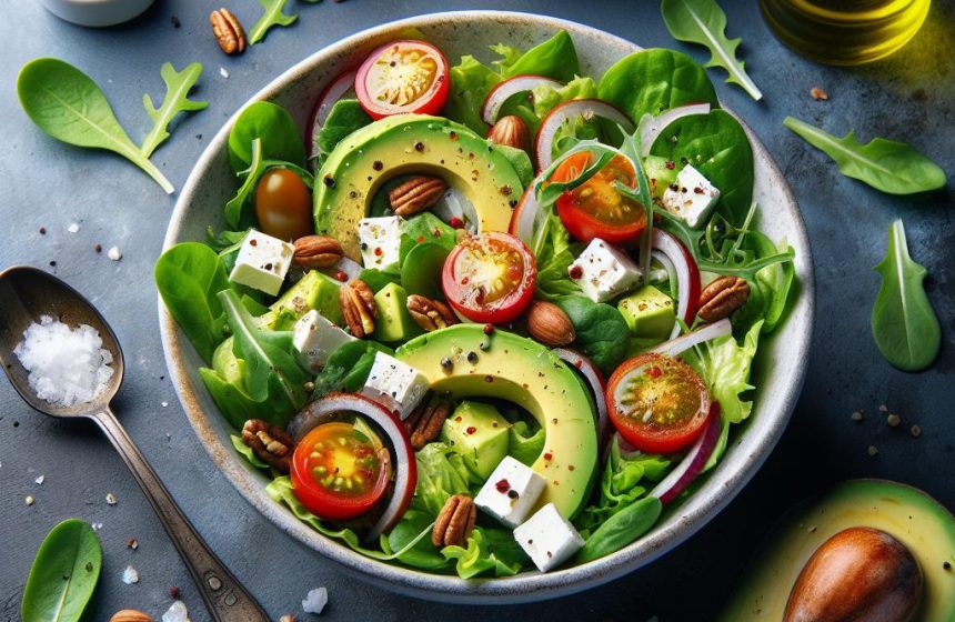 Salade Verte Gourmande à la Vinaigrette d’Échalote