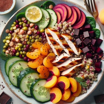 Salade Énergisante au Poulet et Quinoa