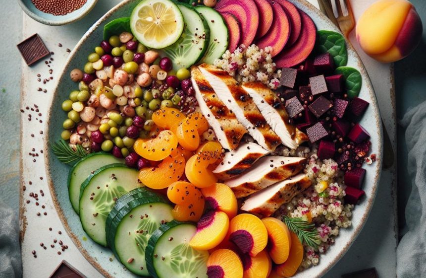 Salade Énergisante au Poulet et Quinoa