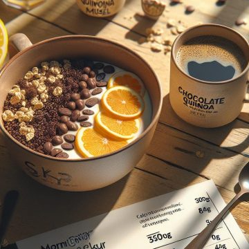 Énergie Matinale au Skyr et Muesli Chocolat-Quinoa