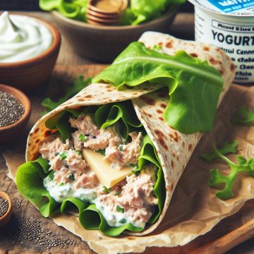 Wrap Gourmand au Thon et Mâche