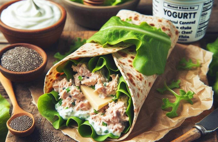 Wrap Gourmand au Thon et Mâche