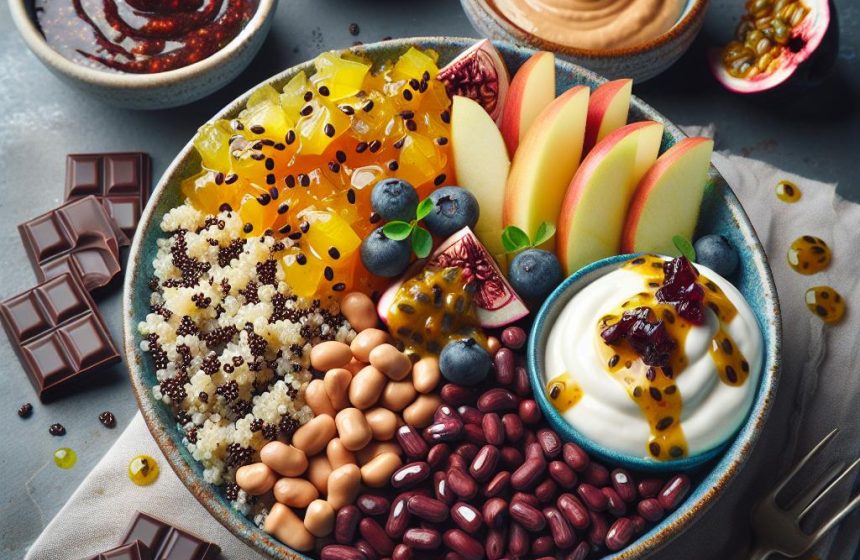 Salade Énergisante au Quinoa et Houmous de Lentilles Corail