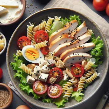 Salade Gourmande au Poulet et Graines de Sésame