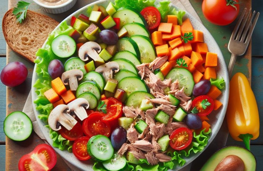 Salade Colorée au Thon et Avocat