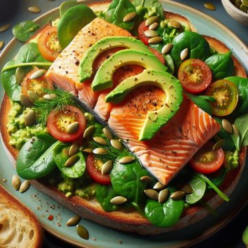 Délice Saumon-Avocat sur Pain de Campagne