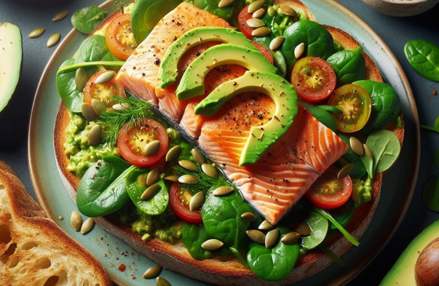 Délice Saumon-Avocat sur Pain de Campagne