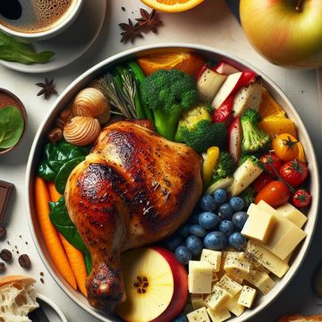 Cuisse de Poulet Braisé et Mélange Gourmand