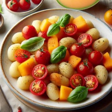 Gnocchis aux Tomates Cerises et Melon