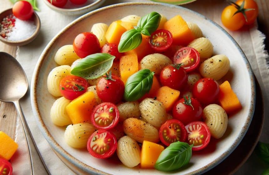 Gnocchis aux Tomates Cerises et Melon