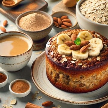 Gâteau Moelleux aux Flocons d’Avoine et Banane
