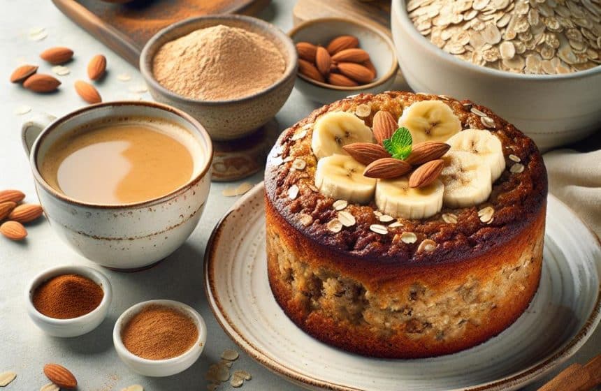 Gâteau Moelleux aux Flocons d’Avoine et Banane
