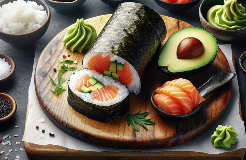 Sushi Saumon-Avocat: Un Équilibre Parfait