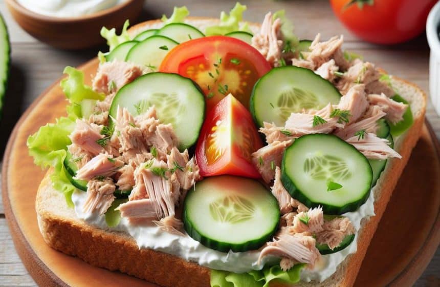 Demi Sandwich Thon Crudités Gourmand