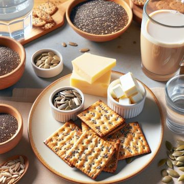 Crackers aux Graines et Fromage Frais