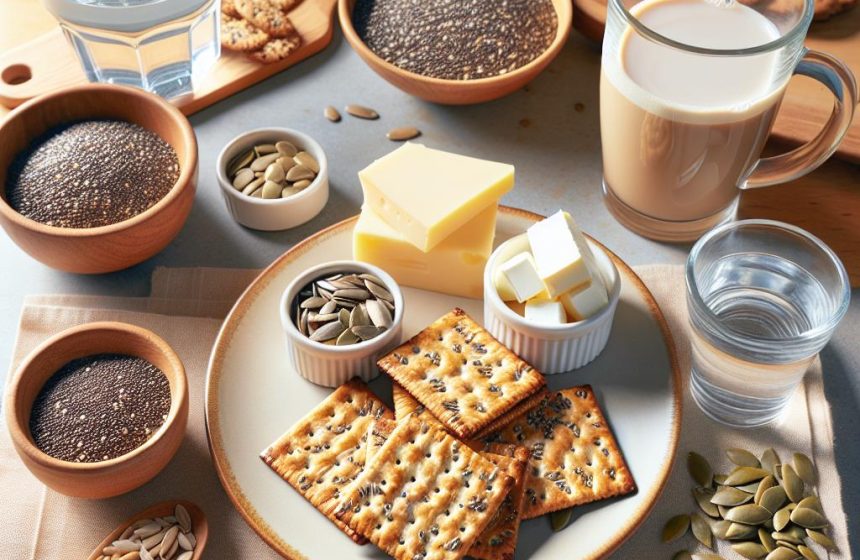 Crackers aux Graines et Fromage Frais