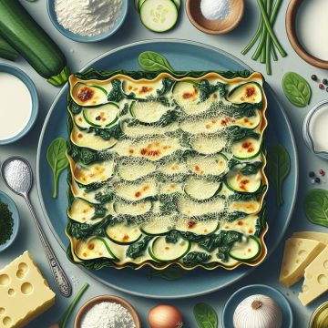 Lasagne aux Épinards et Courgettes