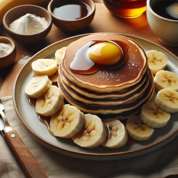 Pancakes Protéinés à la Banane et Vanille