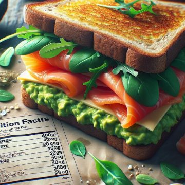 Sandwich Gourmand au Saumon Fumé