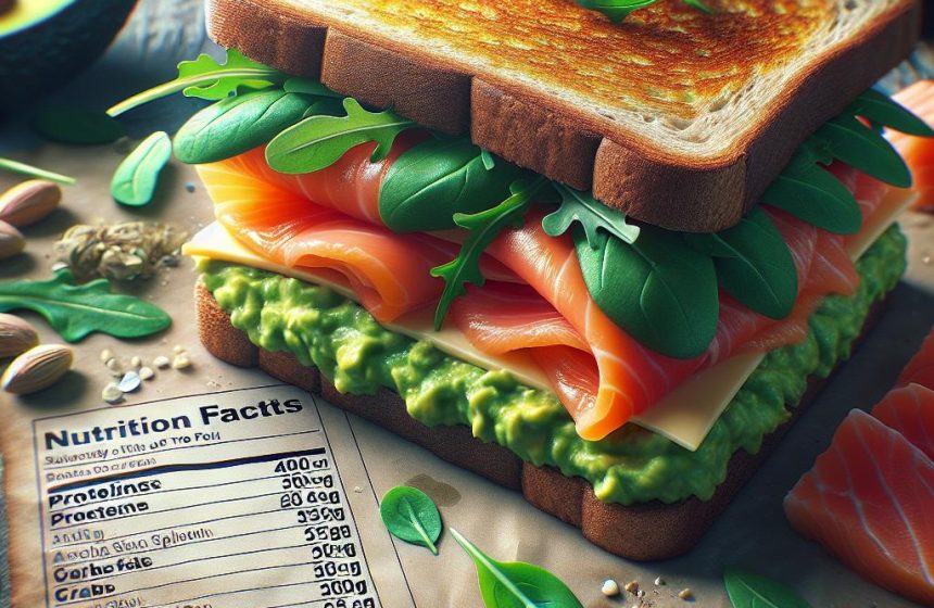 Sandwich Gourmand au Saumon Fumé