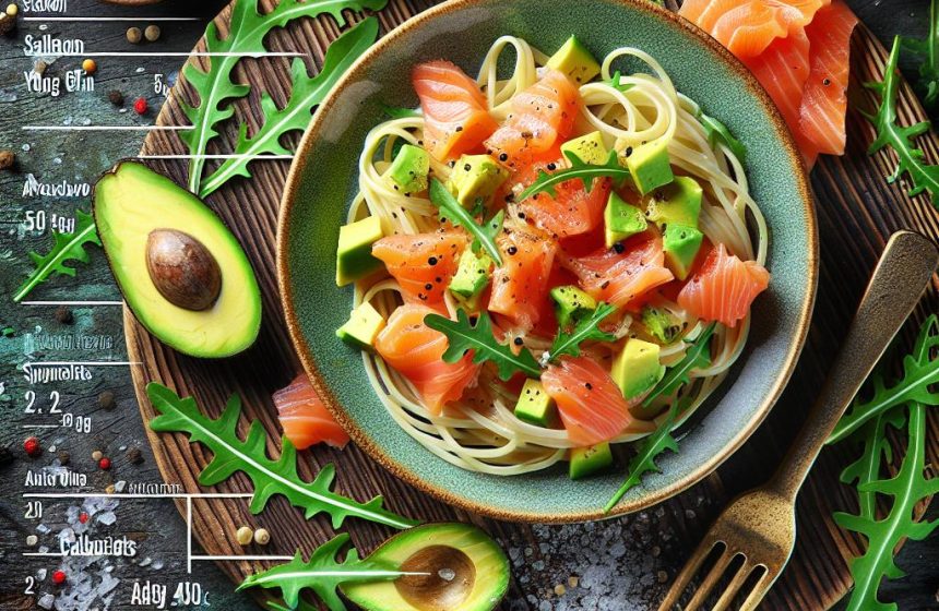 Pâtes au Saumon Fumé et Avocat