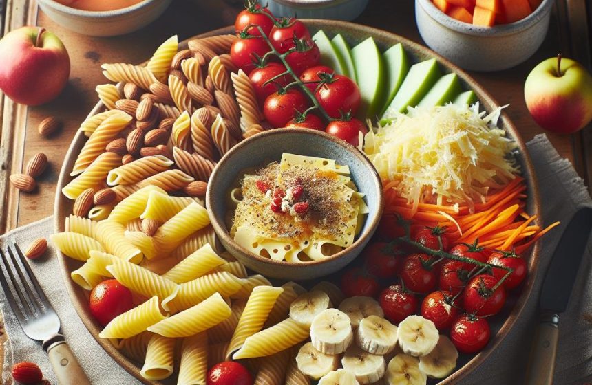 Pâtes Gourmandes au Fromage et Légumes Frais