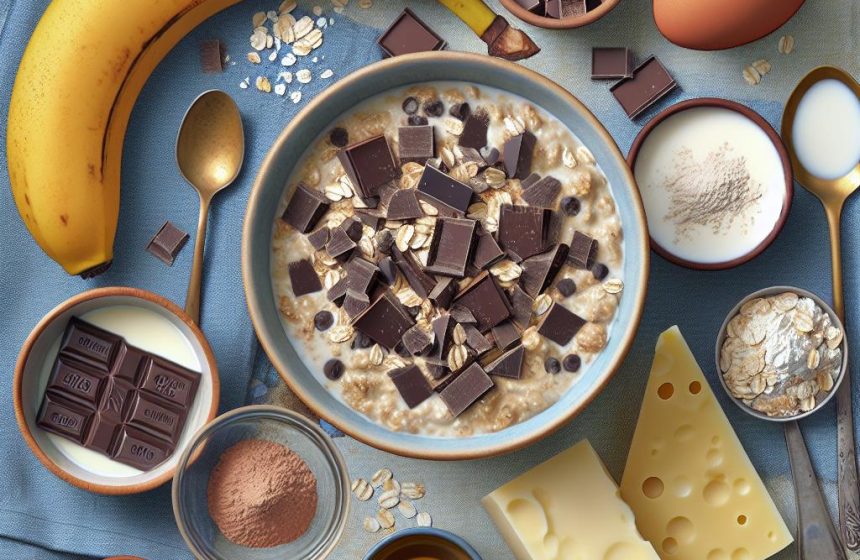 Bowl Cake Banane Chocolat et Flocons d&rsquo;Avoine