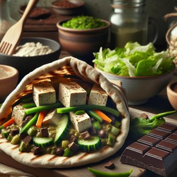 Pita Gourmande aux Saveurs Végétales
