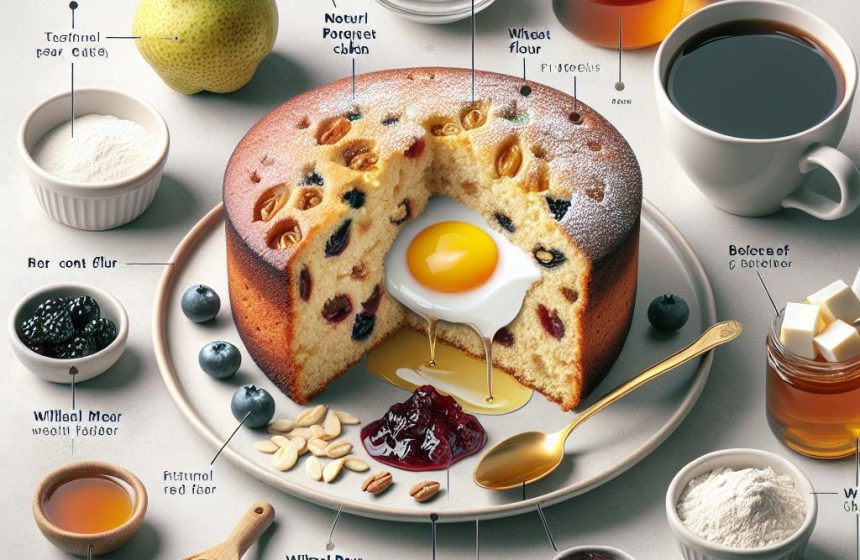 Bowl Cake Équilibré aux Saveurs de Poire et Amlou