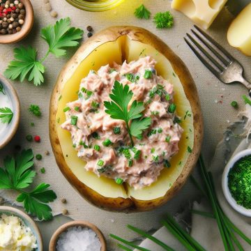 Pomme de Terre Gourmande au Thon Crémeux