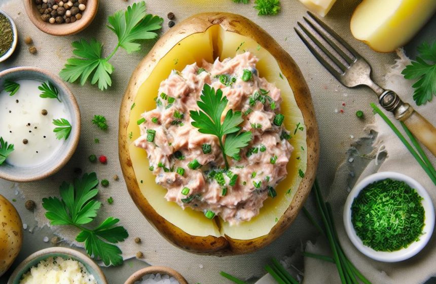 Pomme de Terre Gourmande au Thon Crémeux