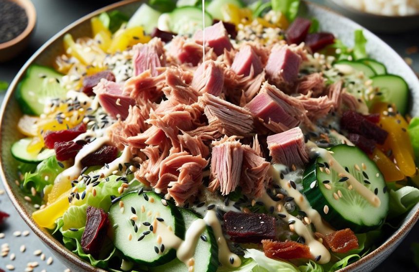 Salade Gourmande au Thon et Bœuf Séché