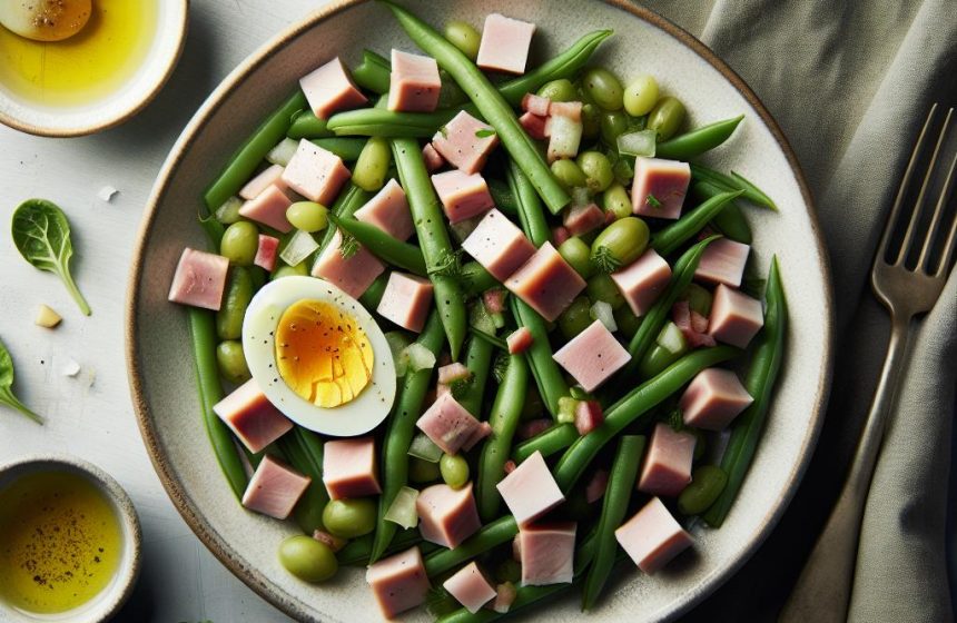 Salade Gourmande aux Haricots Verts et Jambon
