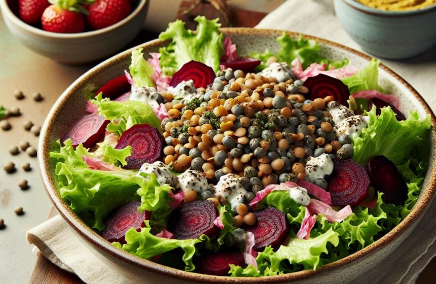 Salade Gourmande aux Lentilles et Betteraves
