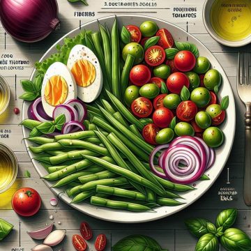 Salade Gourmande aux Haricots Verts et Œufs Durs