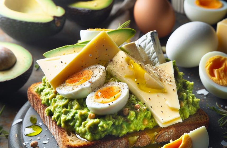 Délice Matinal à l’Avocat et Fromages