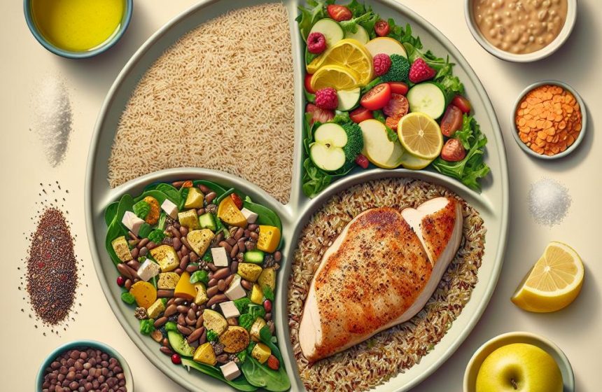 Délice Équilibré de Poulet et Trio de Grains