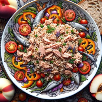 Salade de Riz au Thon et Légumes Croquants
