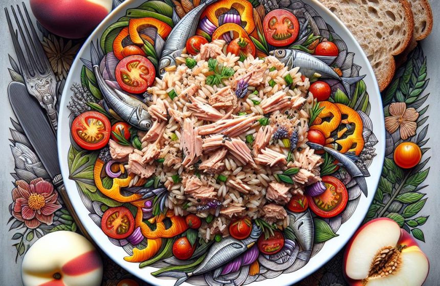 Salade de Riz au Thon et Légumes Croquants