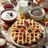 Gaufres Nutritives aux Graines de Chia, Cranberry et Tournesol